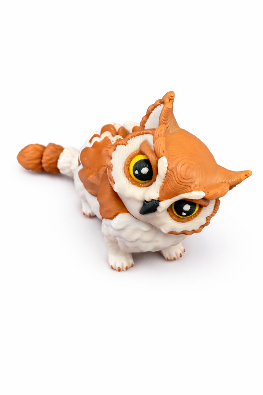 Owl Cat - 3D Printed with Premium PLA